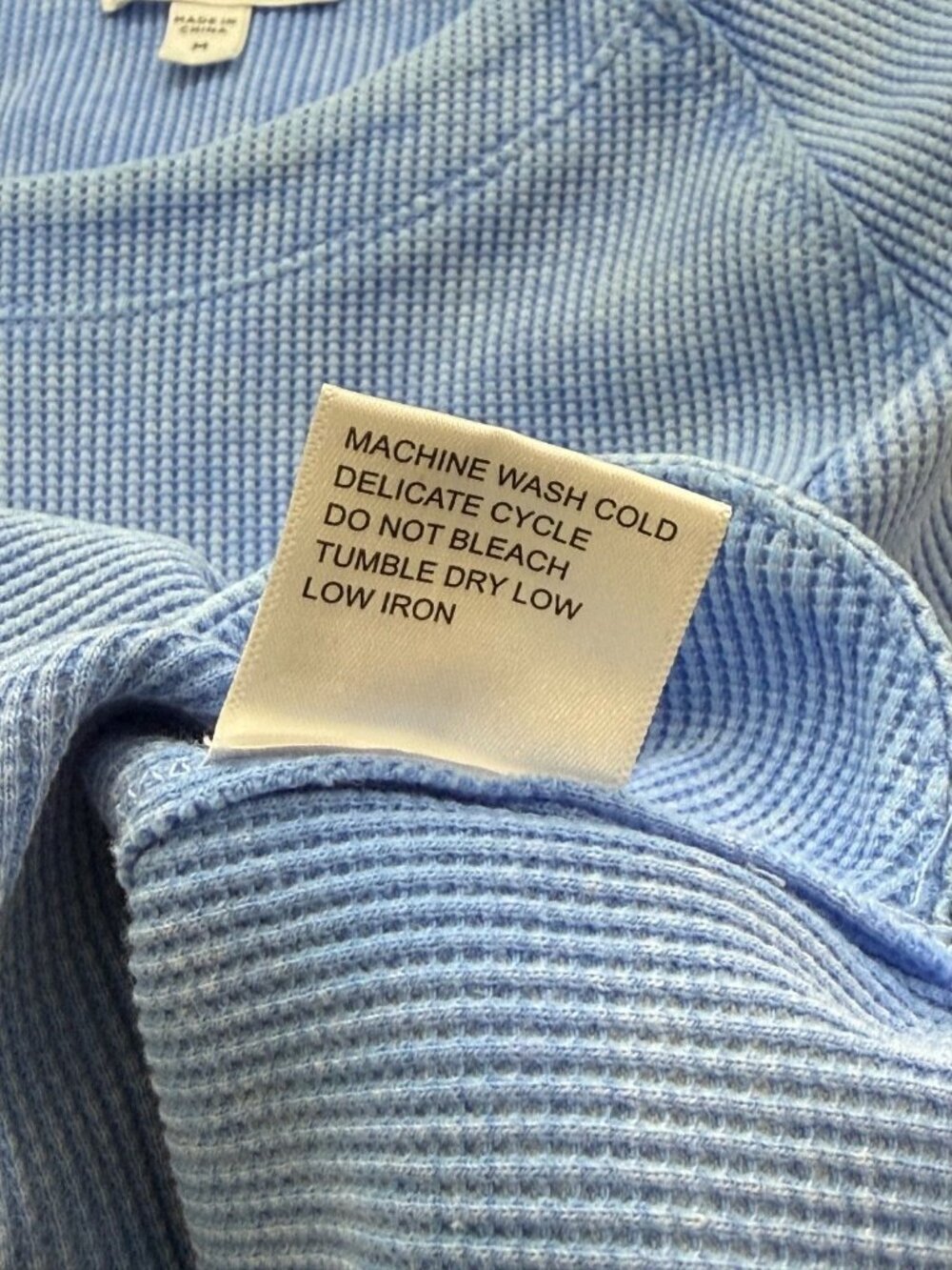 Sunnyside By Sundry Women's Waffle Knit Pullover & Jogger Pant Set Blue Size M - Picture 9 of 13